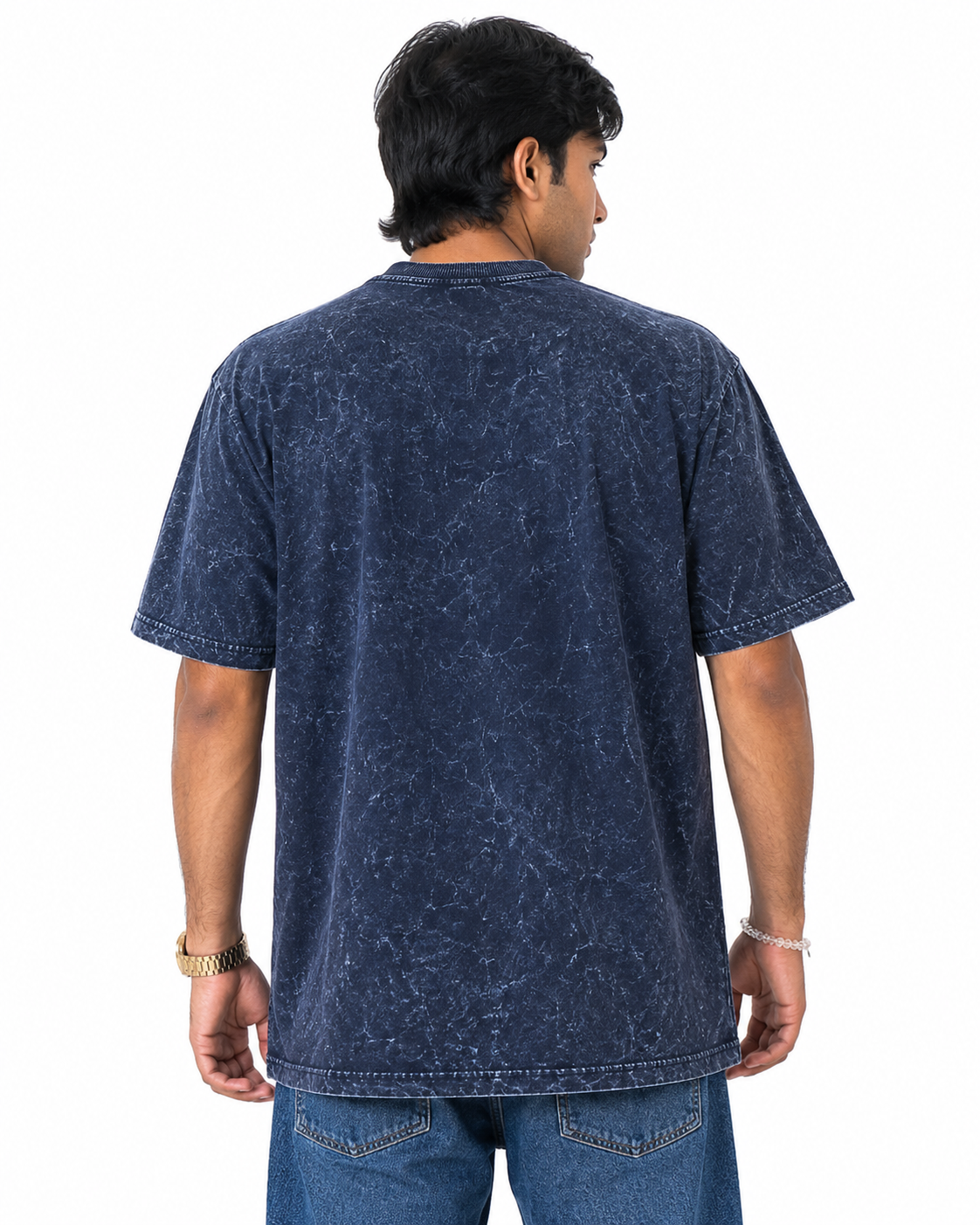 Elephant Oversized Acid Wash T-Shirt