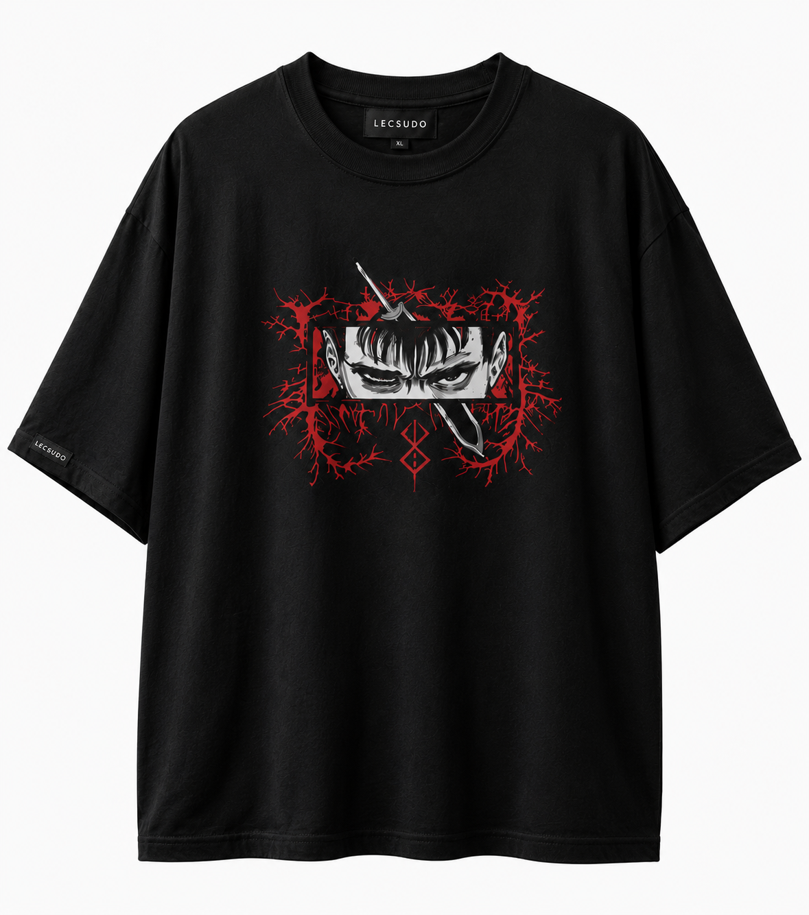 Berserk Oversized Black T-Shirt