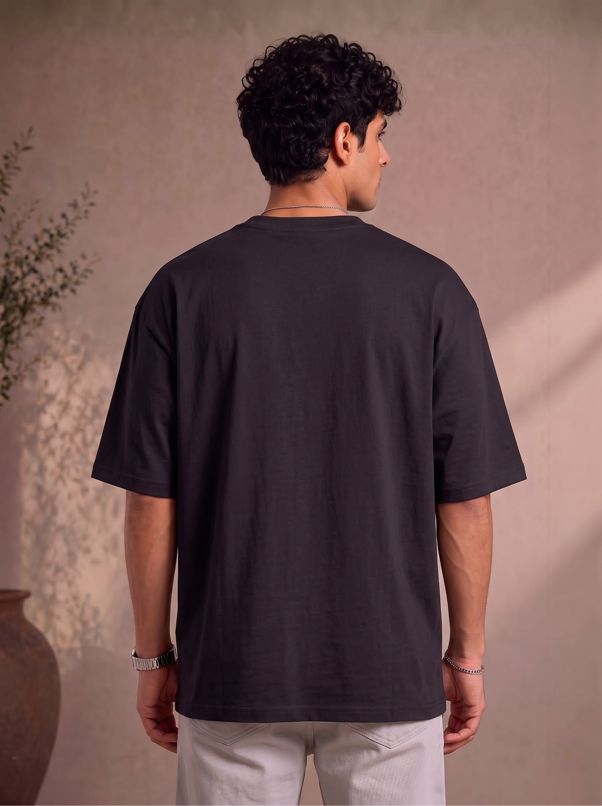Night Club Premium Embroidery Horse Design T-Shirt