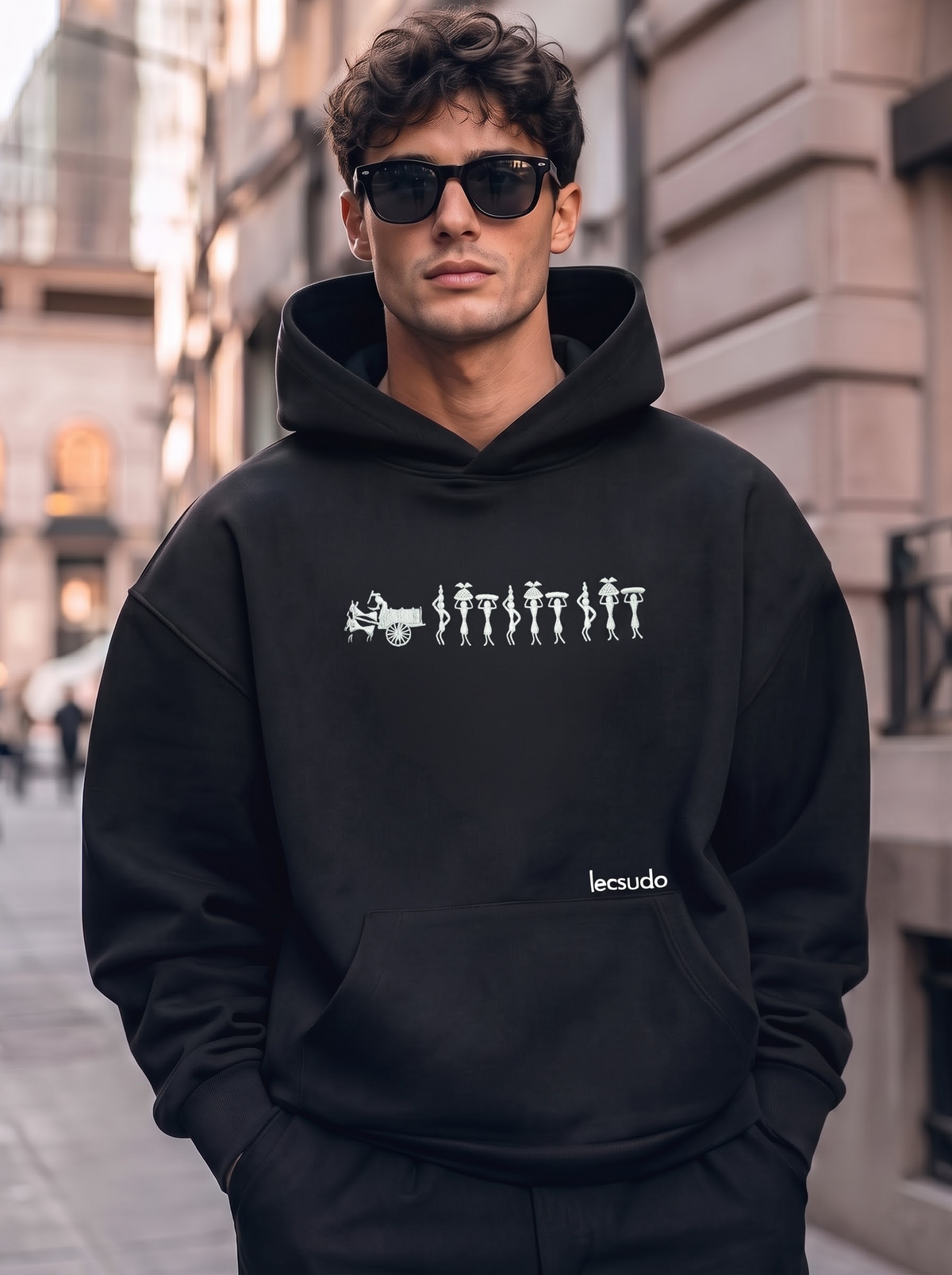 Mandala Design Premium embroidery Hoddie