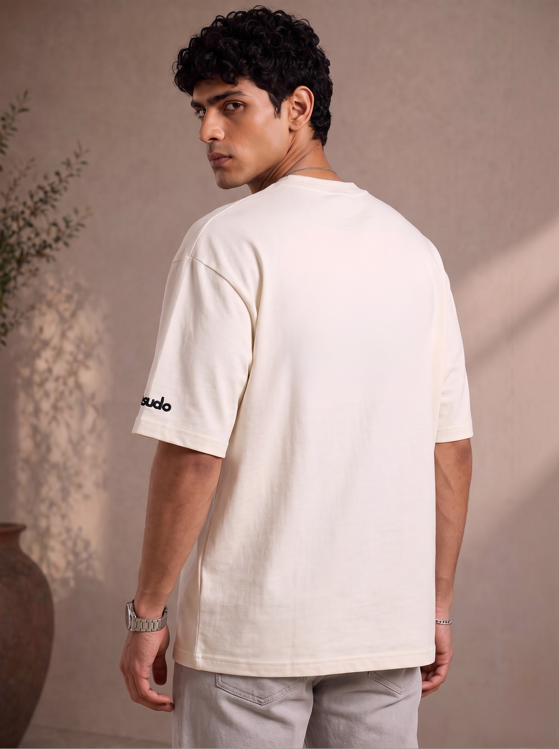 Royal Enfield Bullet Edition Premium Embroidered Oversized T-Shirt